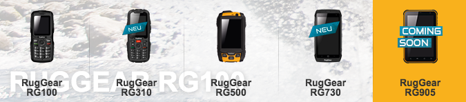 Gamme téléphones ruggear