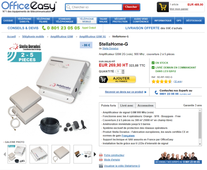 Amplificateur de signal GSM